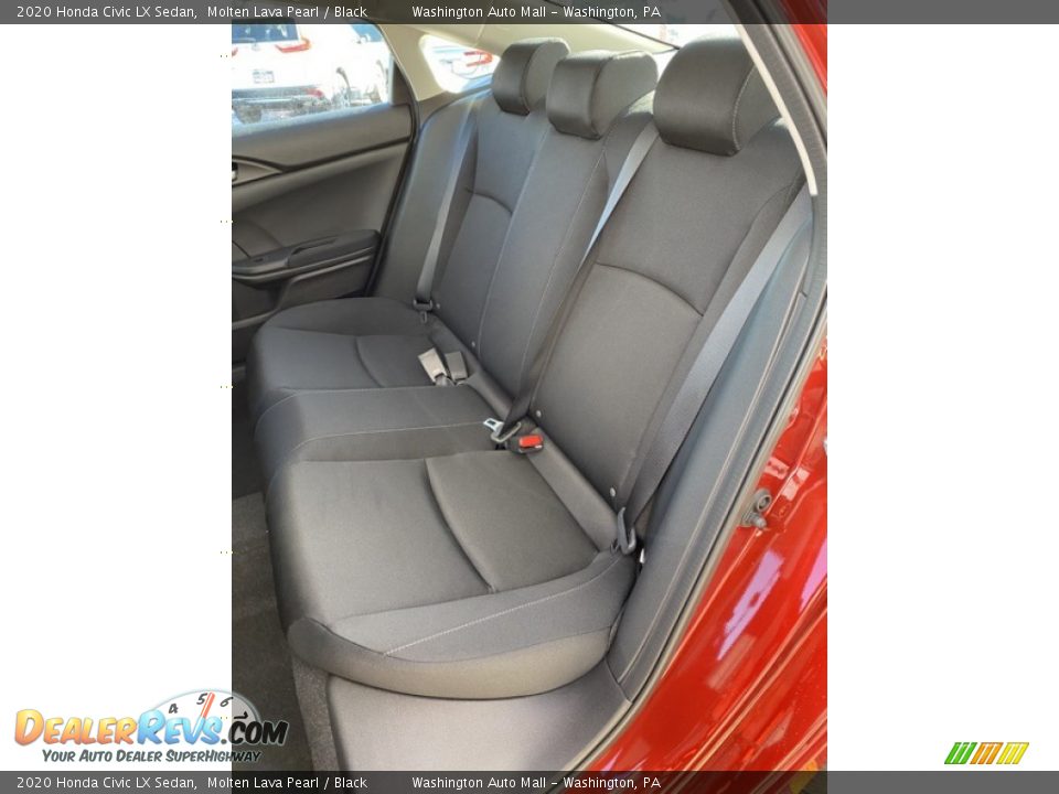 2020 Honda Civic LX Sedan Molten Lava Pearl / Black Photo #18