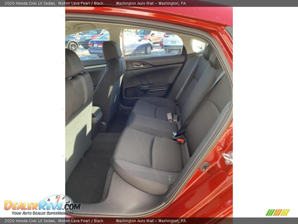 2020 Honda Civic LX Sedan Molten Lava Pearl / Black Photo #19