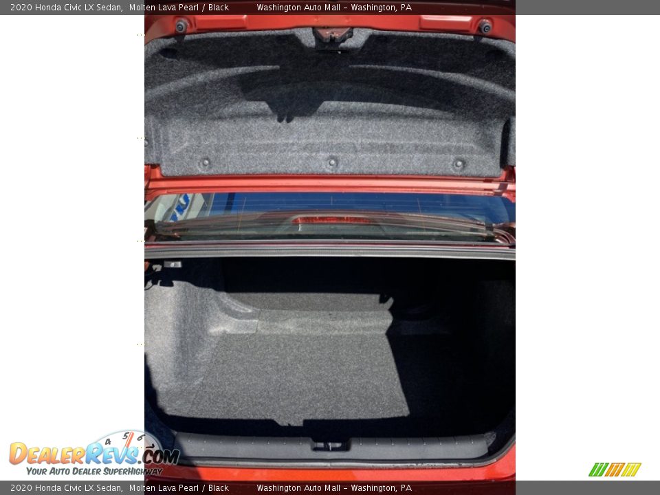 2020 Honda Civic LX Sedan Molten Lava Pearl / Black Photo #21