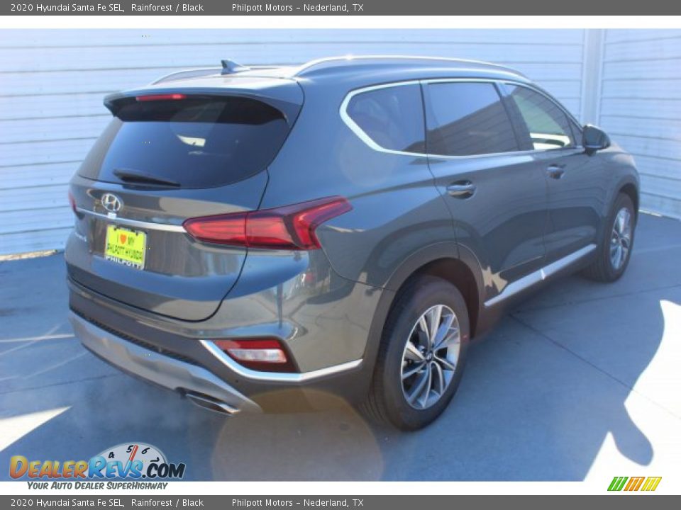 2020 Hyundai Santa Fe SEL Rainforest / Black Photo #8