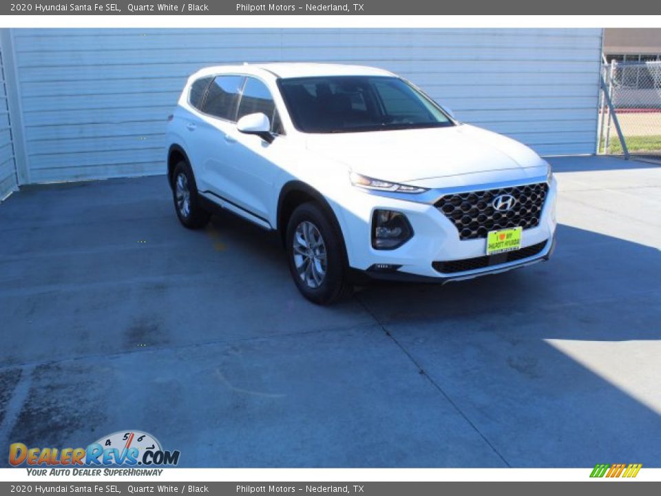 2020 Hyundai Santa Fe SEL Quartz White / Black Photo #2