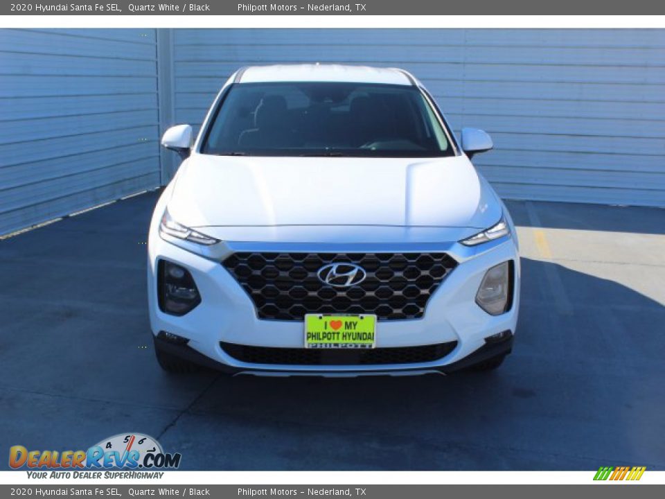 2020 Hyundai Santa Fe SEL Quartz White / Black Photo #3