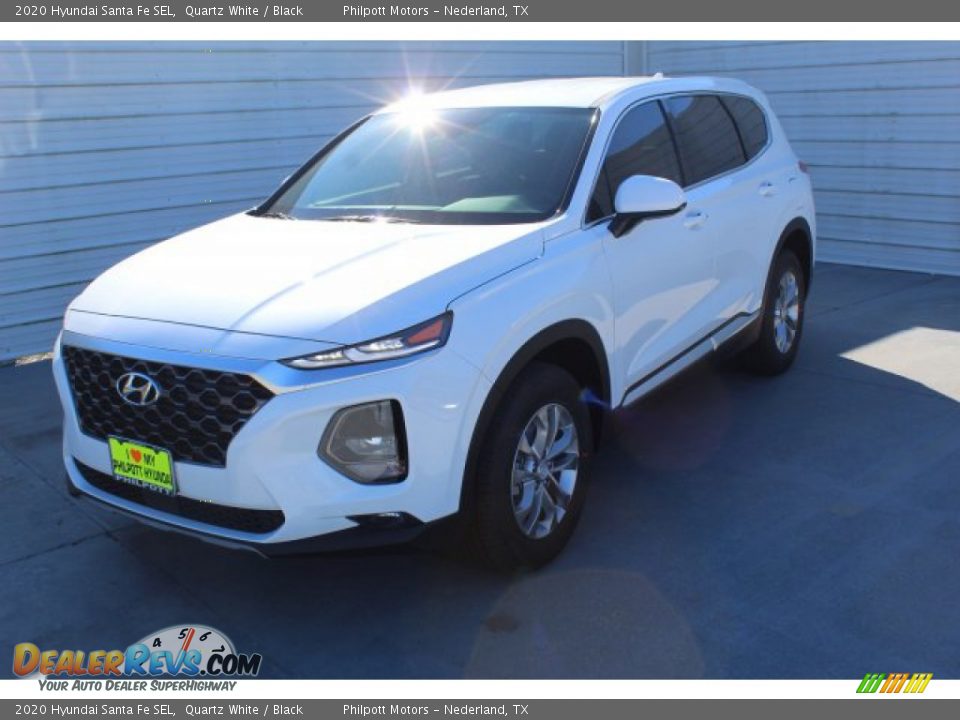 2020 Hyundai Santa Fe SEL Quartz White / Black Photo #4