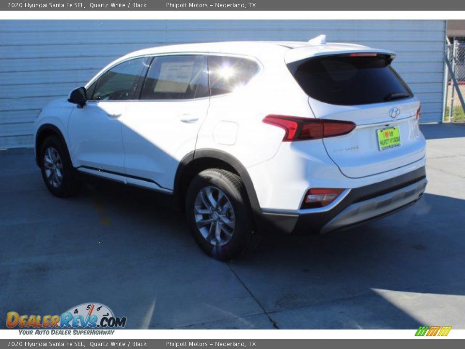 2020 Hyundai Santa Fe SEL Quartz White / Black Photo #6