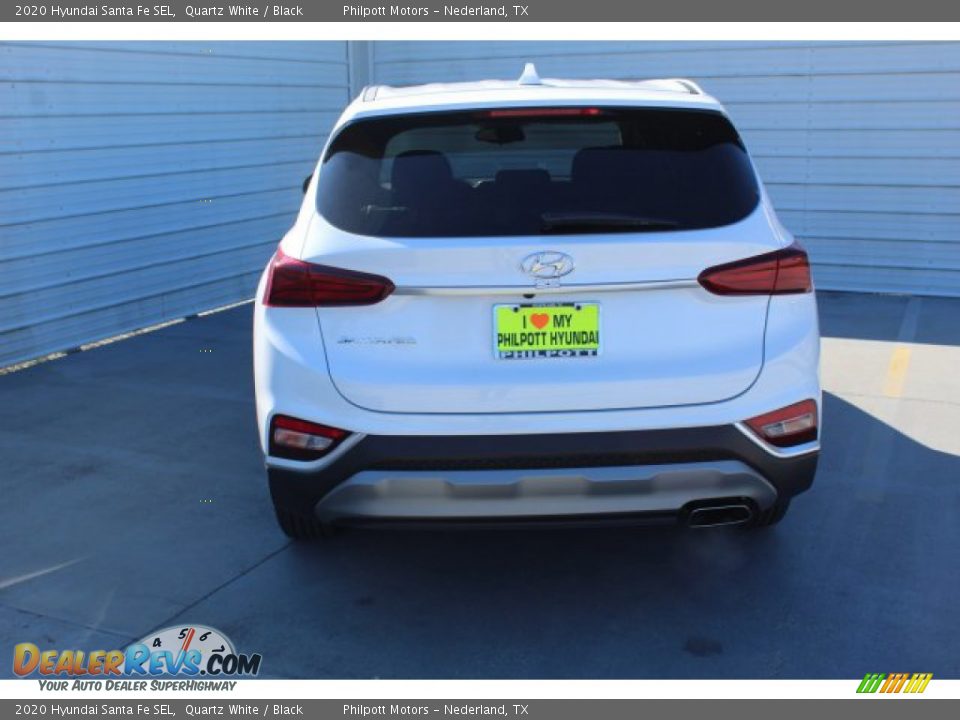 2020 Hyundai Santa Fe SEL Quartz White / Black Photo #7