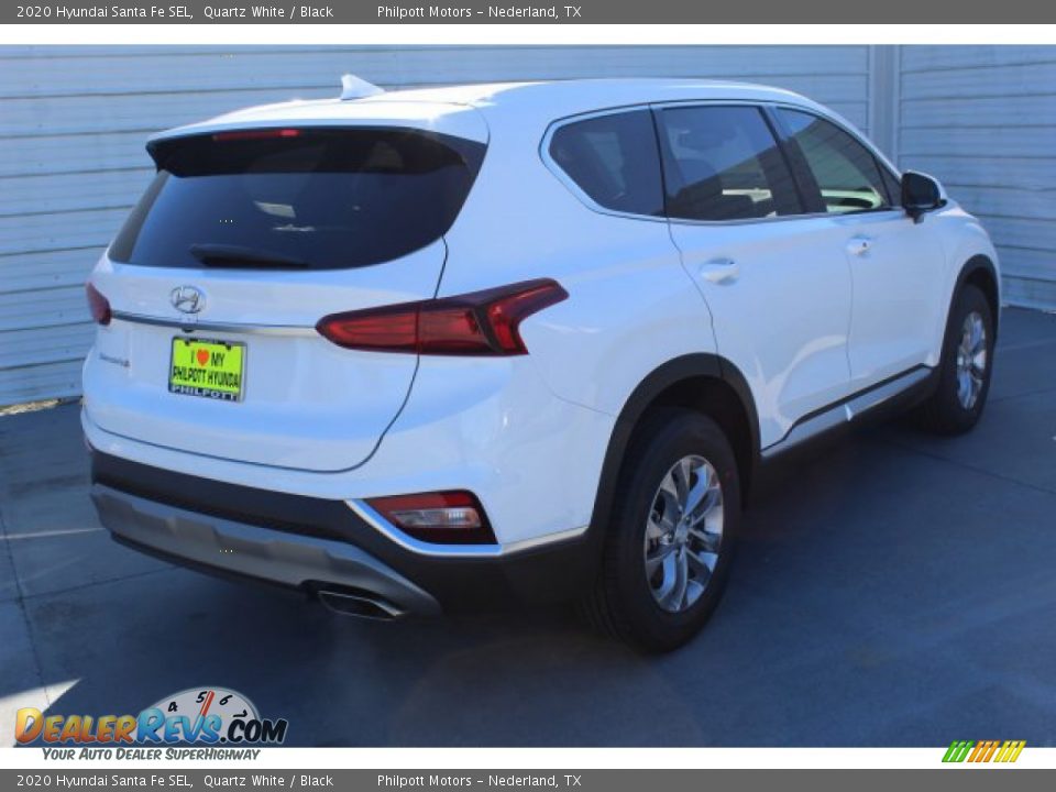 2020 Hyundai Santa Fe SEL Quartz White / Black Photo #8