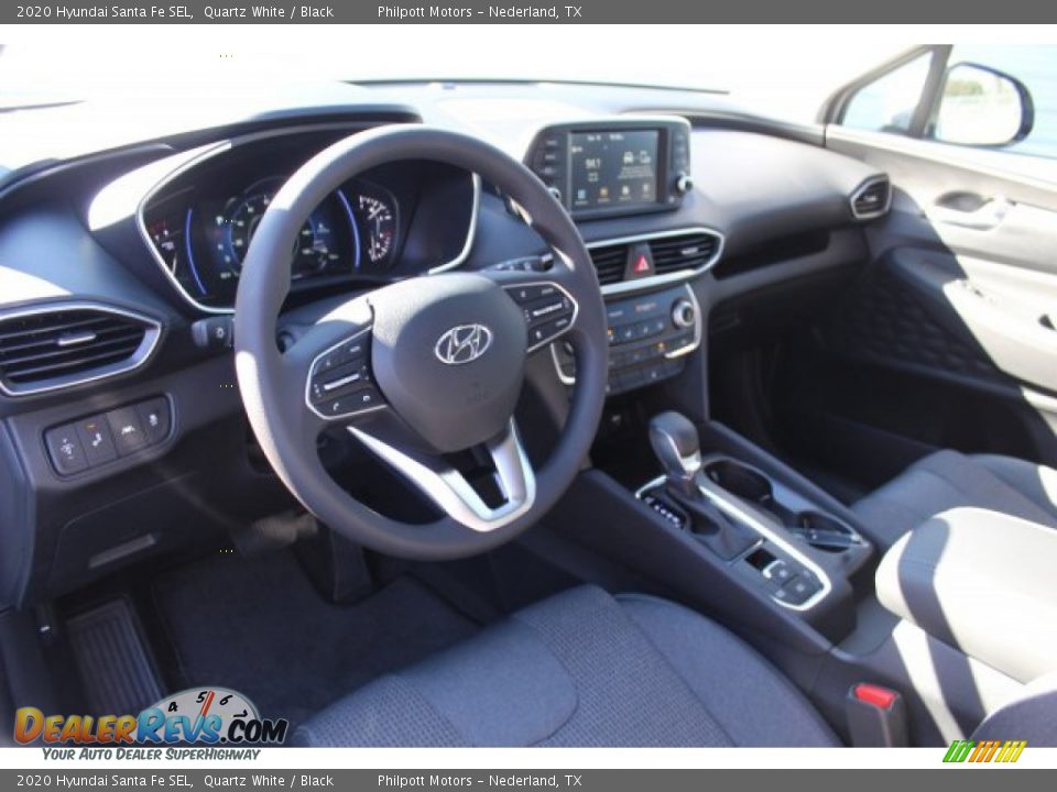 2020 Hyundai Santa Fe SEL Quartz White / Black Photo #12