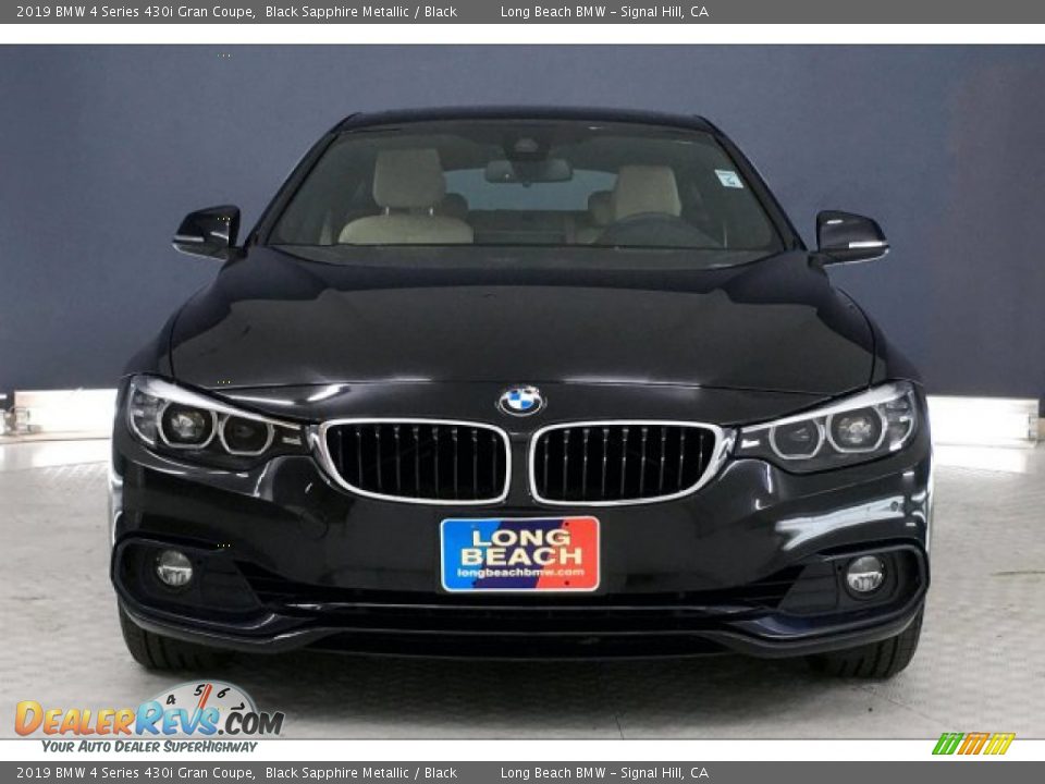 2019 BMW 4 Series 430i Gran Coupe Black Sapphire Metallic / Black Photo #2