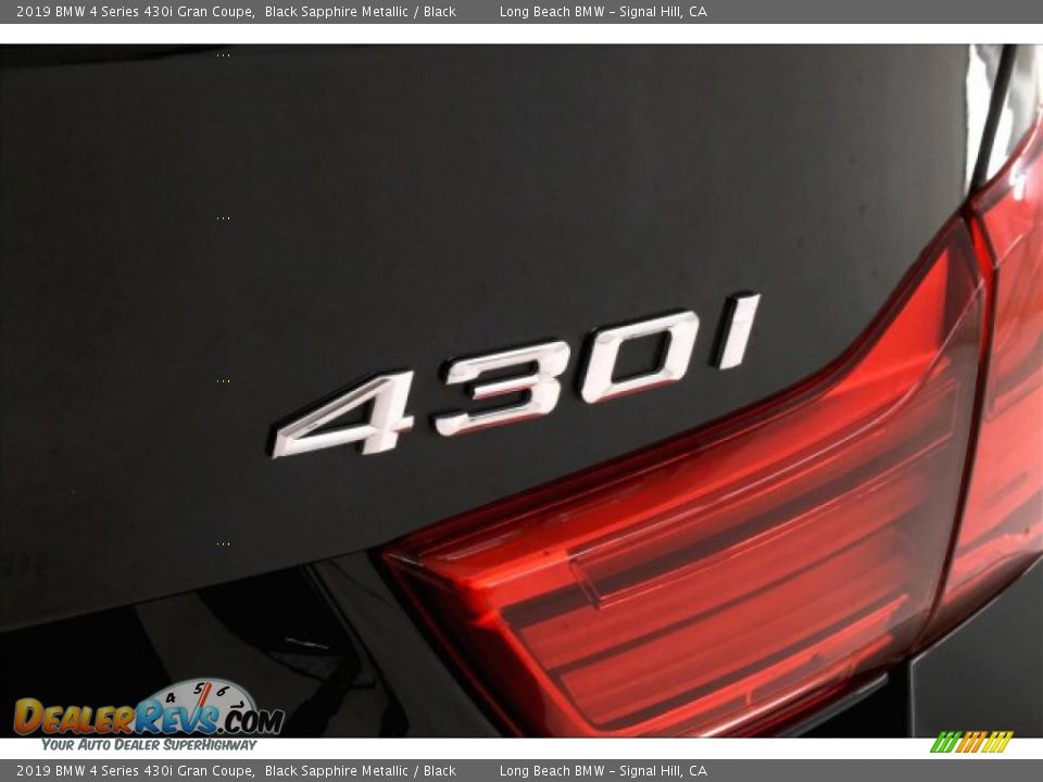 2019 BMW 4 Series 430i Gran Coupe Black Sapphire Metallic / Black Photo #7