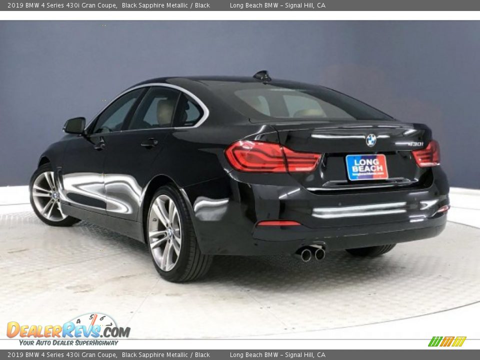 2019 BMW 4 Series 430i Gran Coupe Black Sapphire Metallic / Black Photo #10