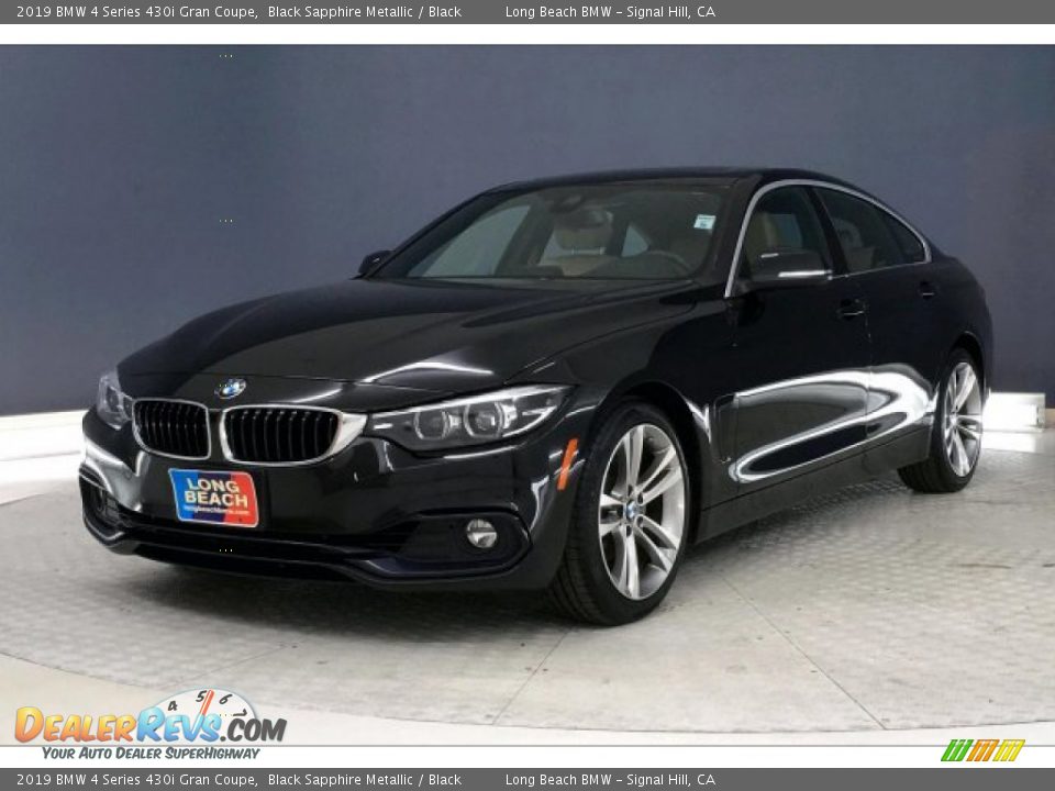 2019 BMW 4 Series 430i Gran Coupe Black Sapphire Metallic / Black Photo #12