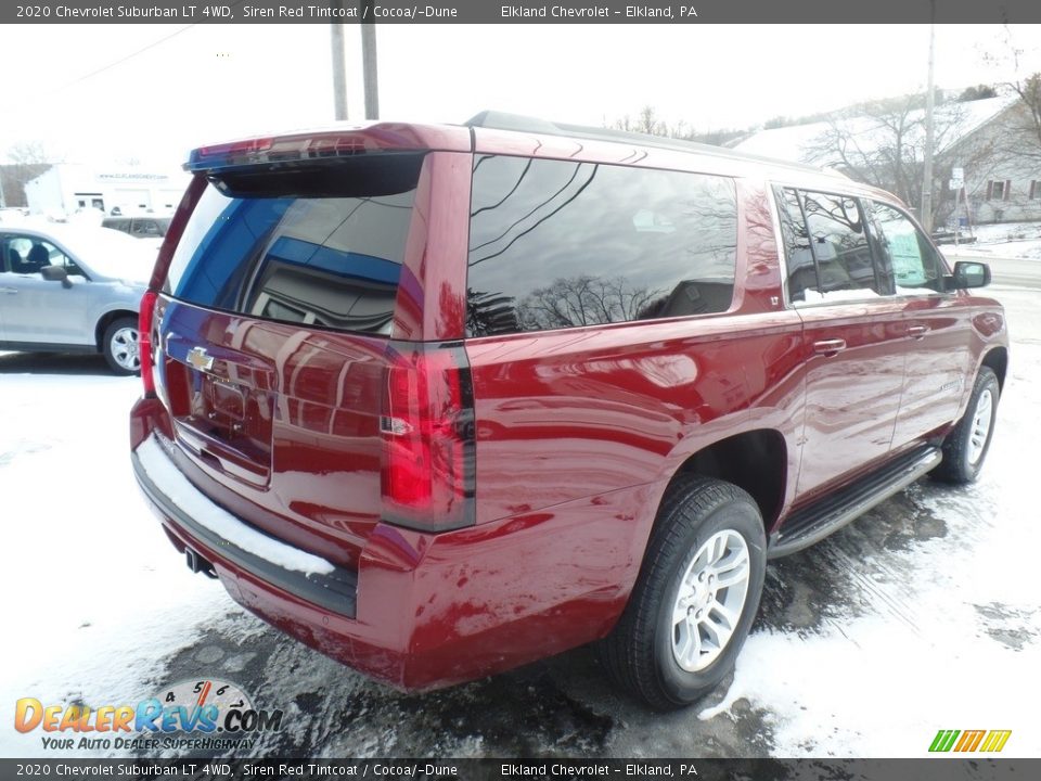 2020 Chevrolet Suburban LT 4WD Siren Red Tintcoat / Cocoa/­Dune Photo #7