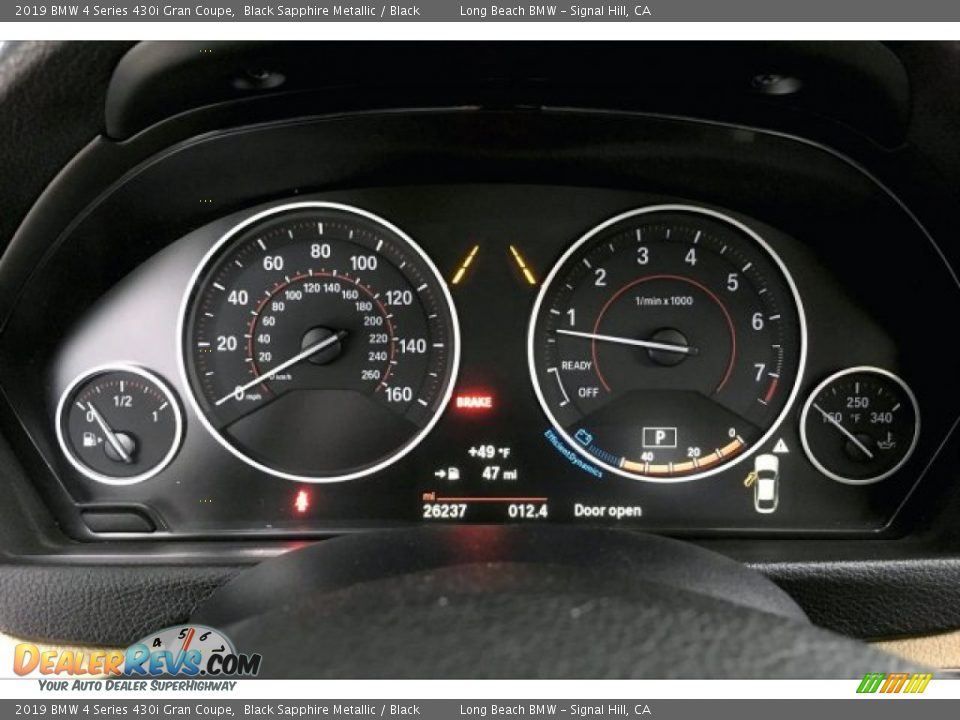 2019 BMW 4 Series 430i Gran Coupe Black Sapphire Metallic / Black Photo #16