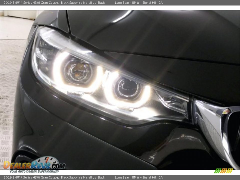 2019 BMW 4 Series 430i Gran Coupe Black Sapphire Metallic / Black Photo #28
