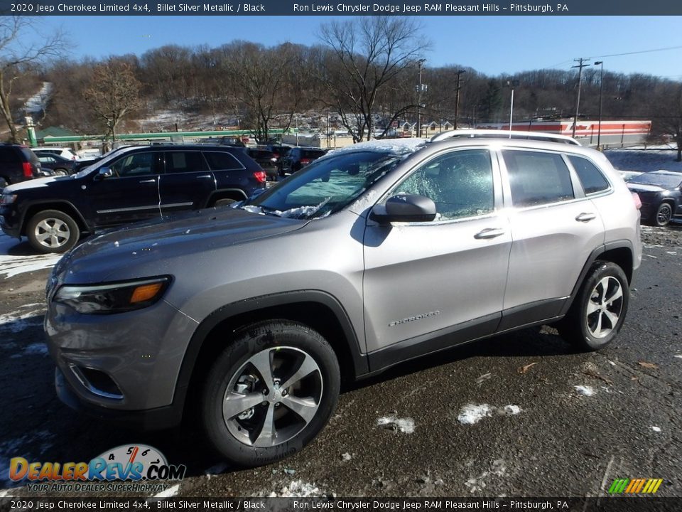 2020 Jeep Cherokee Limited 4x4 Billet Silver Metallic / Black Photo #1