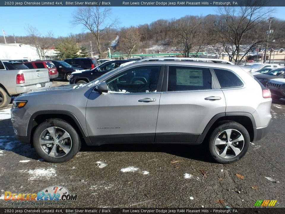 2020 Jeep Cherokee Limited 4x4 Billet Silver Metallic / Black Photo #2