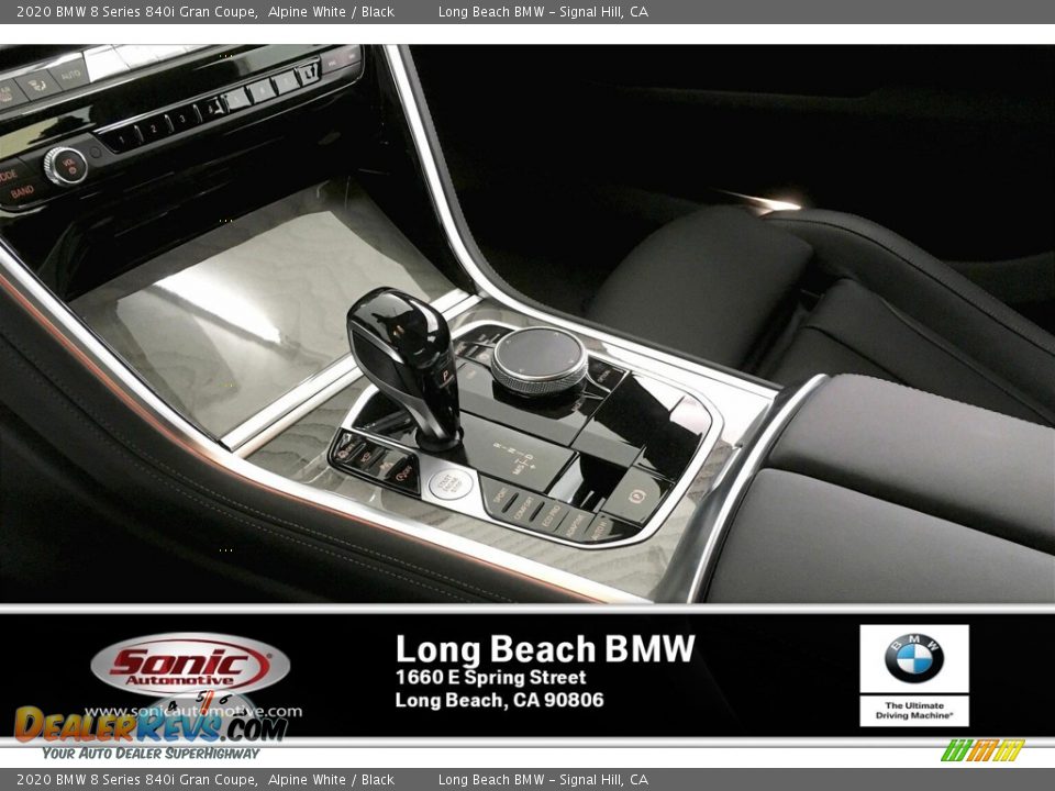 2020 BMW 8 Series 840i Gran Coupe Alpine White / Black Photo #6
