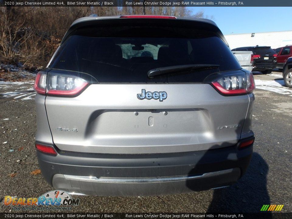 2020 Jeep Cherokee Limited 4x4 Billet Silver Metallic / Black Photo #4