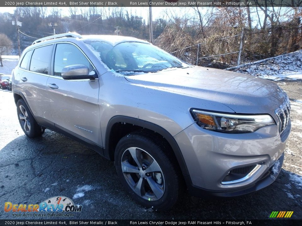 2020 Jeep Cherokee Limited 4x4 Billet Silver Metallic / Black Photo #8