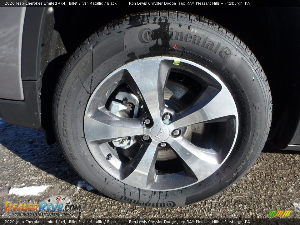 2020 Jeep Cherokee Limited 4x4 Billet Silver Metallic / Black Photo #10