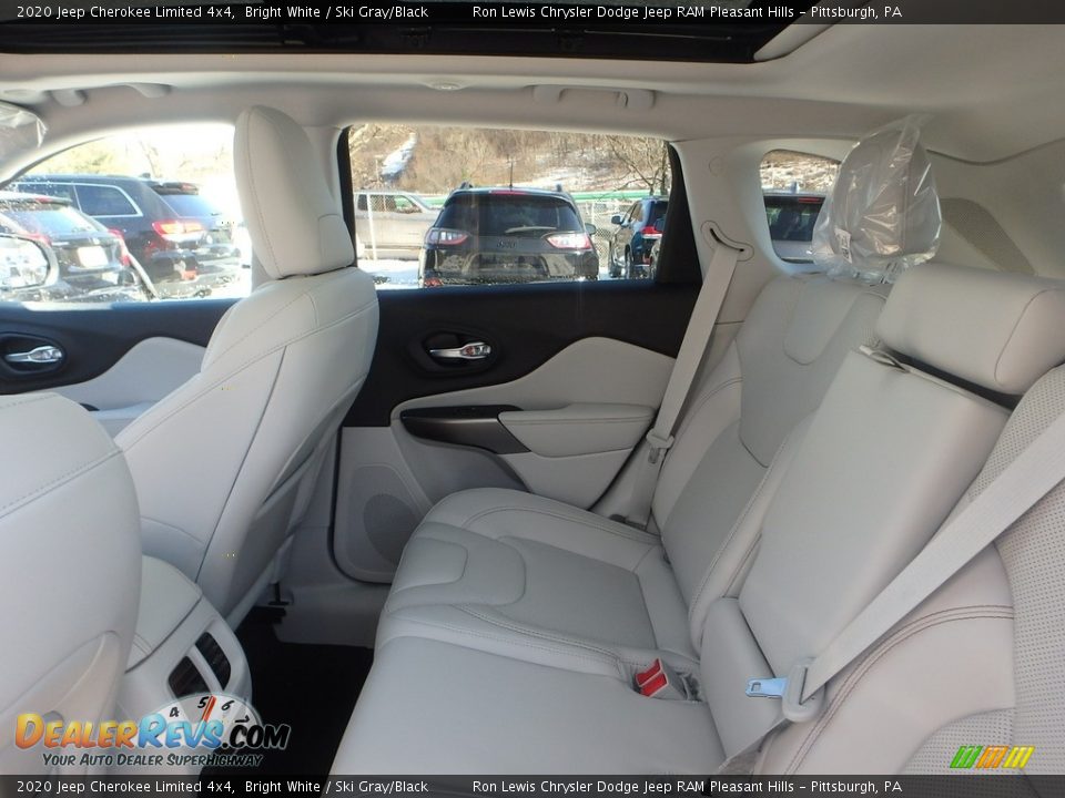 2020 Jeep Cherokee Limited 4x4 Bright White / Ski Gray/Black Photo #12