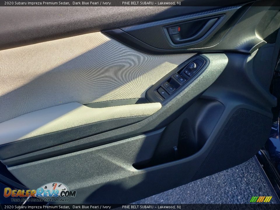 2020 Subaru Impreza Premium Sedan Dark Blue Pearl / Ivory Photo #8