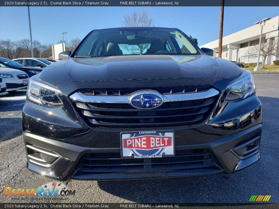 2020 Subaru Legacy 2.5i Crystal Black Silica / Titanium Gray Photo #2