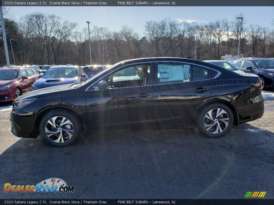 2020 Subaru Legacy 2.5i Crystal Black Silica / Titanium Gray Photo #3