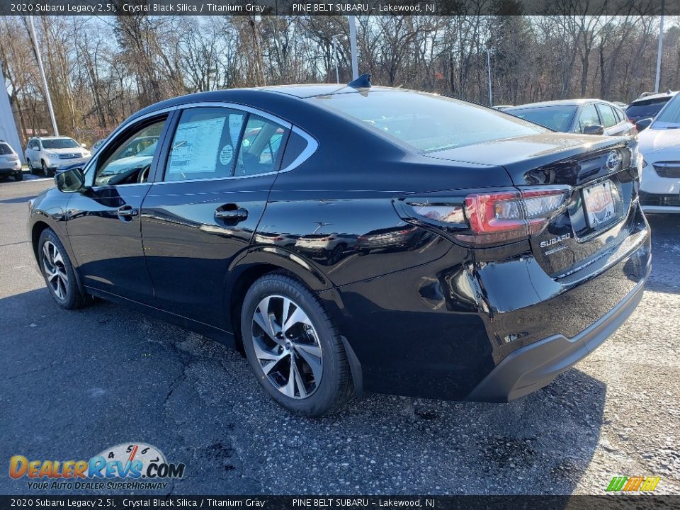 2020 Subaru Legacy 2.5i Crystal Black Silica / Titanium Gray Photo #4