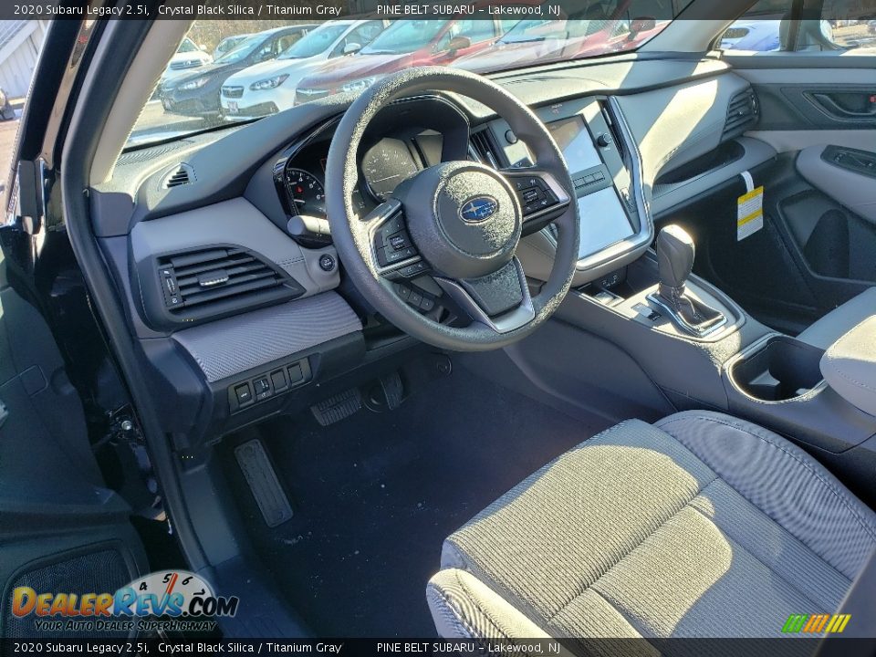 2020 Subaru Legacy 2.5i Crystal Black Silica / Titanium Gray Photo #7