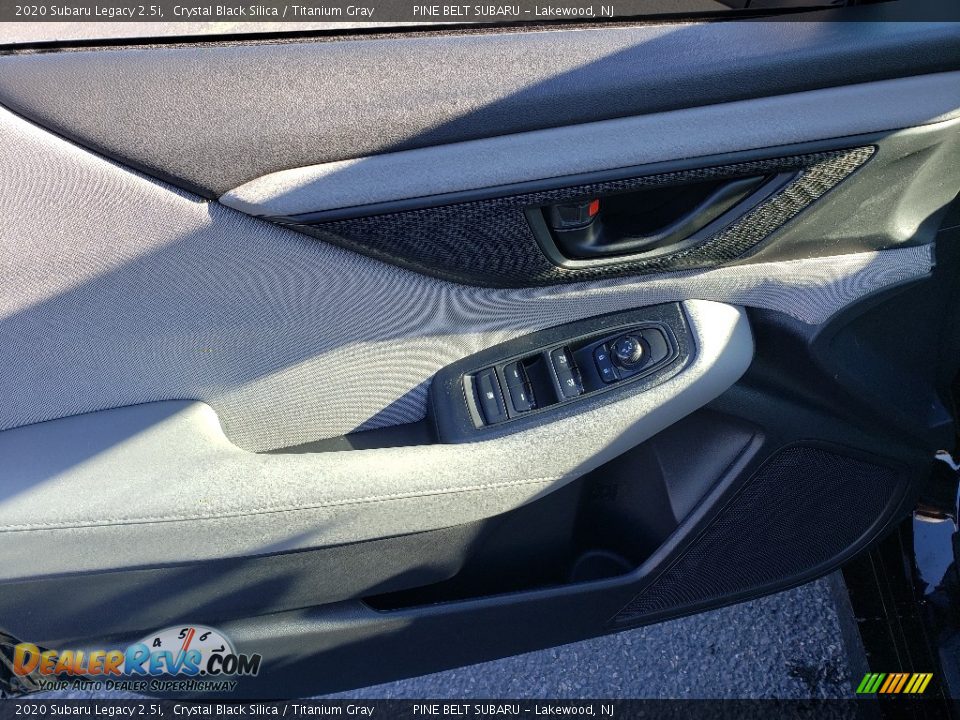 2020 Subaru Legacy 2.5i Crystal Black Silica / Titanium Gray Photo #8