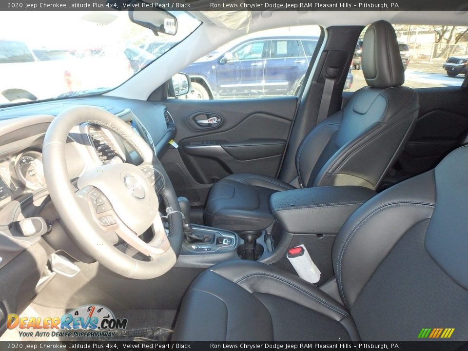2020 Jeep Cherokee Latitude Plus 4x4 Velvet Red Pearl / Black Photo #11