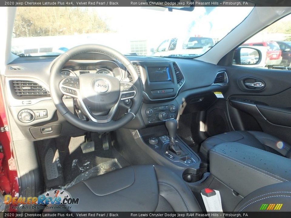 2020 Jeep Cherokee Latitude Plus 4x4 Velvet Red Pearl / Black Photo #13