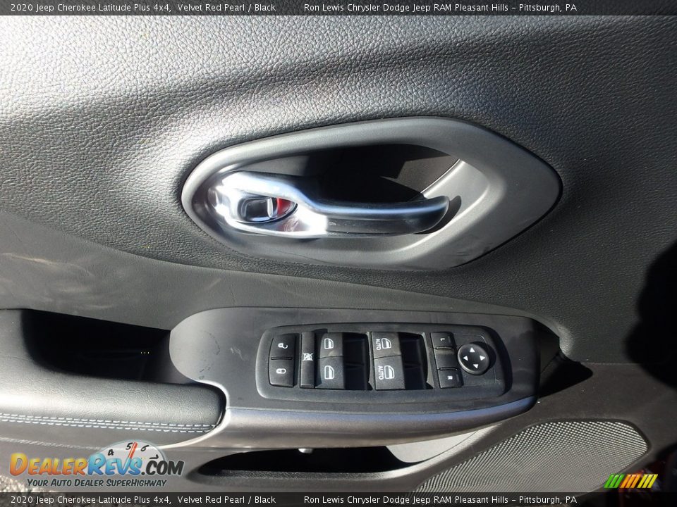2020 Jeep Cherokee Latitude Plus 4x4 Velvet Red Pearl / Black Photo #14