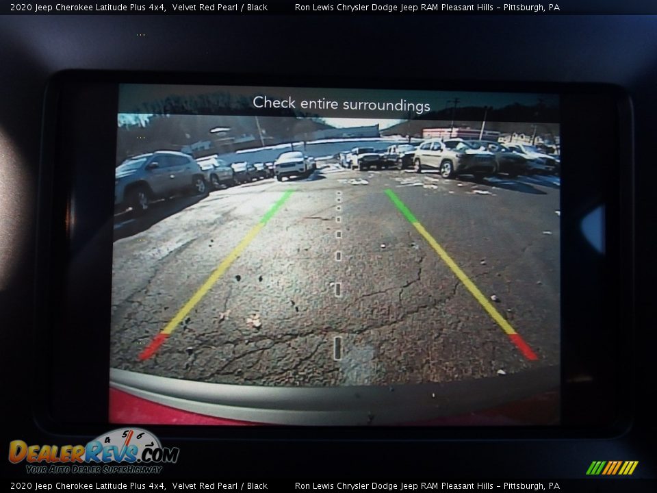 2020 Jeep Cherokee Latitude Plus 4x4 Velvet Red Pearl / Black Photo #16