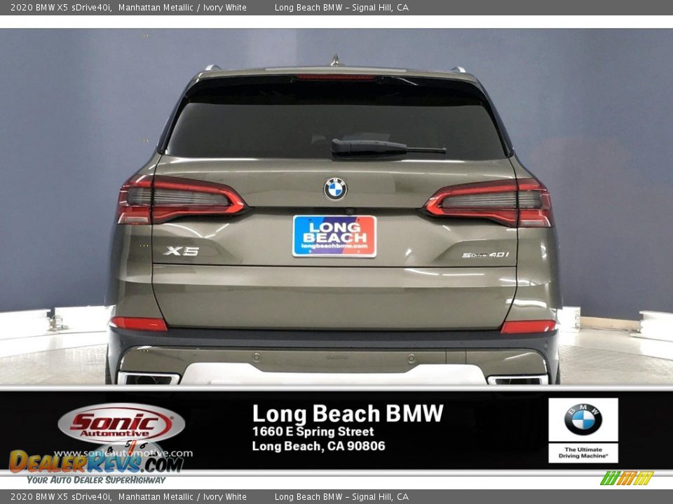 2020 BMW X5 sDrive40i Manhattan Metallic / Ivory White Photo #3
