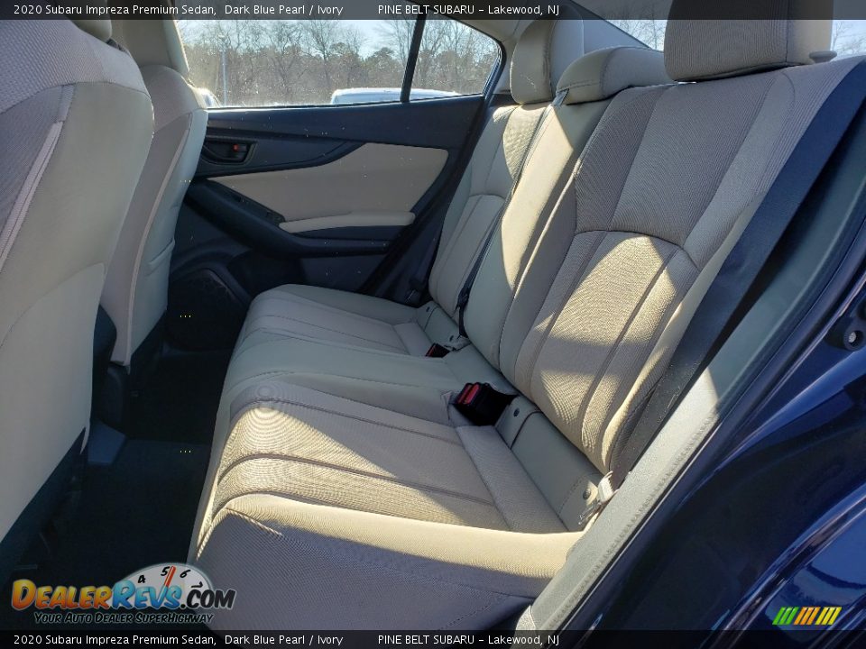 2020 Subaru Impreza Premium Sedan Dark Blue Pearl / Ivory Photo #6