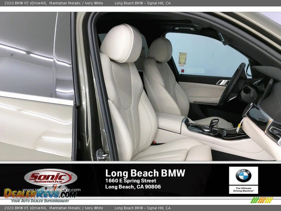 2020 BMW X5 sDrive40i Manhattan Metallic / Ivory White Photo #7