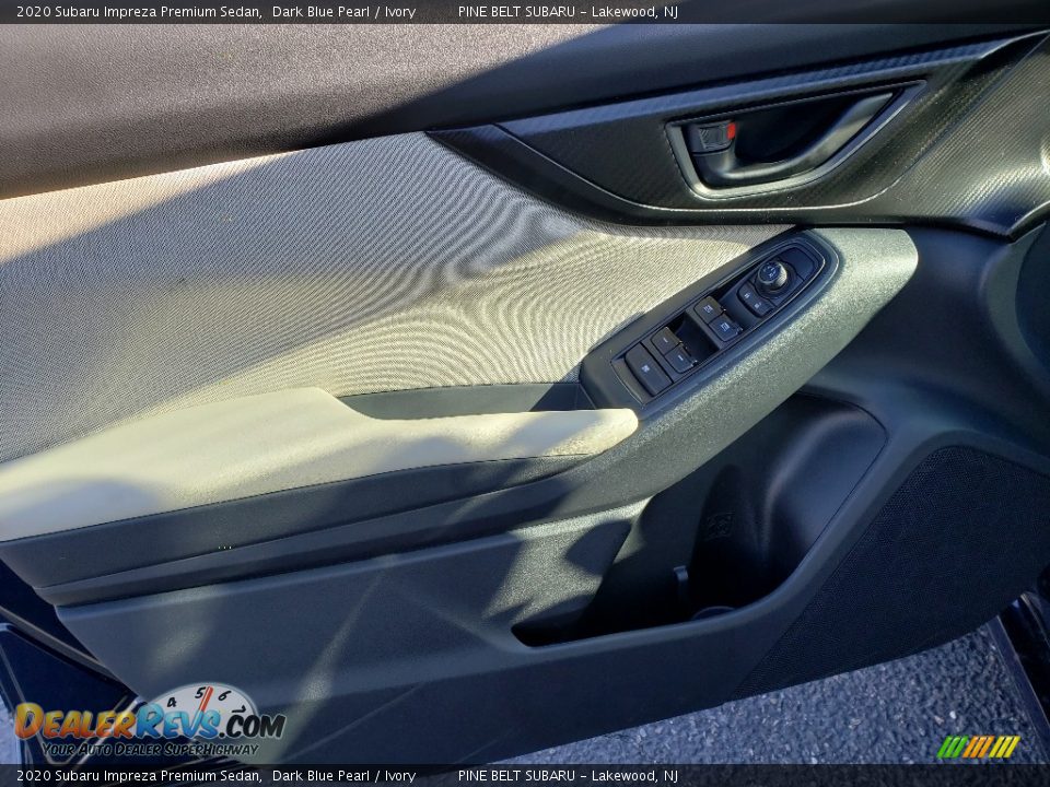 2020 Subaru Impreza Premium Sedan Dark Blue Pearl / Ivory Photo #8
