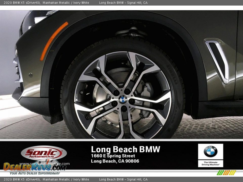 2020 BMW X5 sDrive40i Manhattan Metallic / Ivory White Photo #9