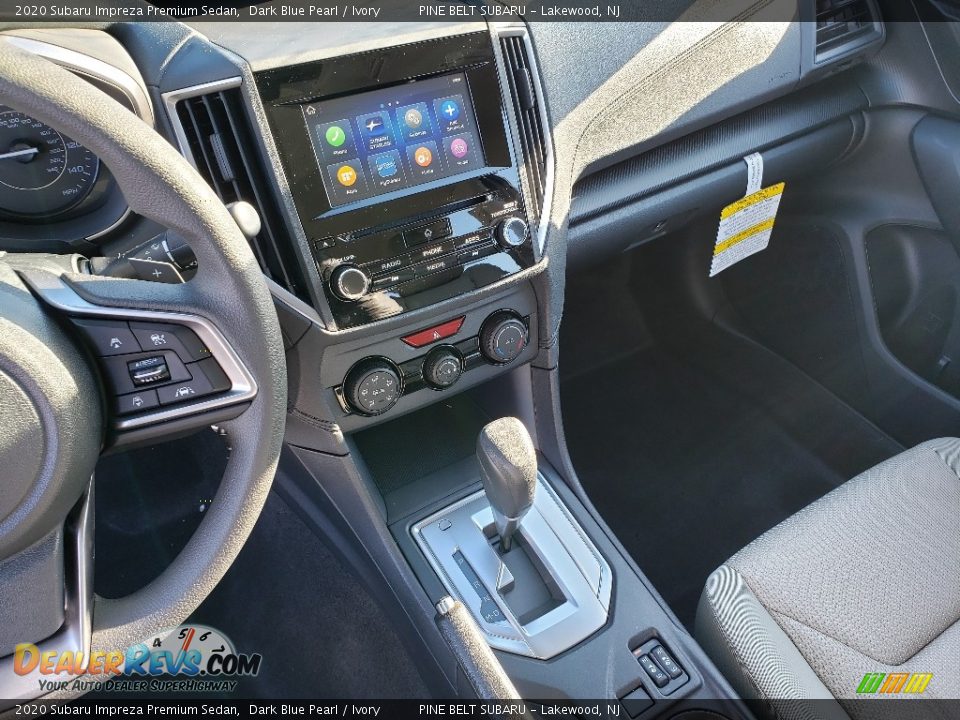 2020 Subaru Impreza Premium Sedan Dark Blue Pearl / Ivory Photo #10