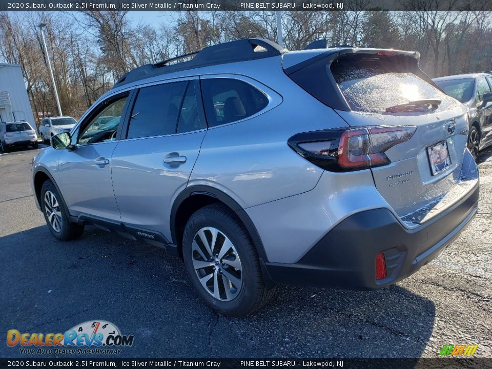 2020 Subaru Outback 2.5i Premium Ice Silver Metallic / Titanium Gray Photo #4