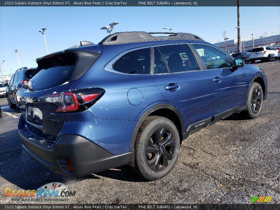 2020 Subaru Outback Onyx Edition XT Abyss Blue Pearl / Gray StarTex Photo #5