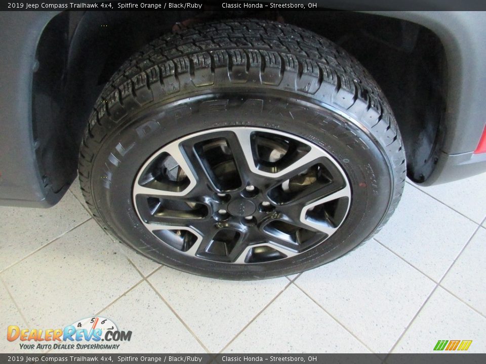 2019 Jeep Compass Trailhawk 4x4 Spitfire Orange / Black/Ruby Photo #5