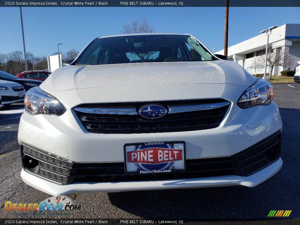 2020 Subaru Impreza Sedan Crystal White Pearl / Black Photo #2