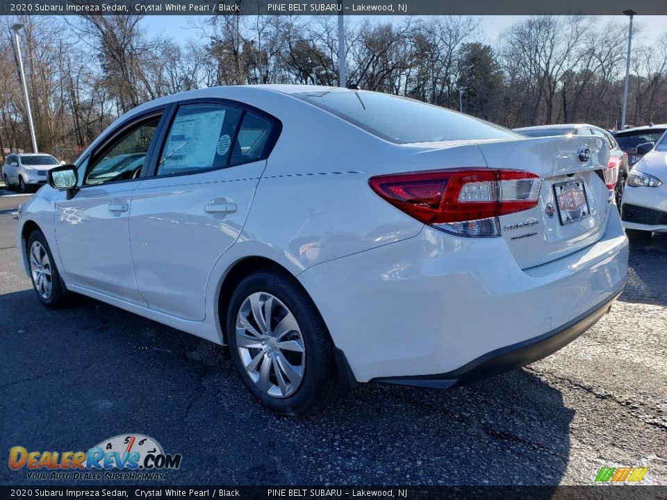 2020 Subaru Impreza Sedan Crystal White Pearl / Black Photo #4
