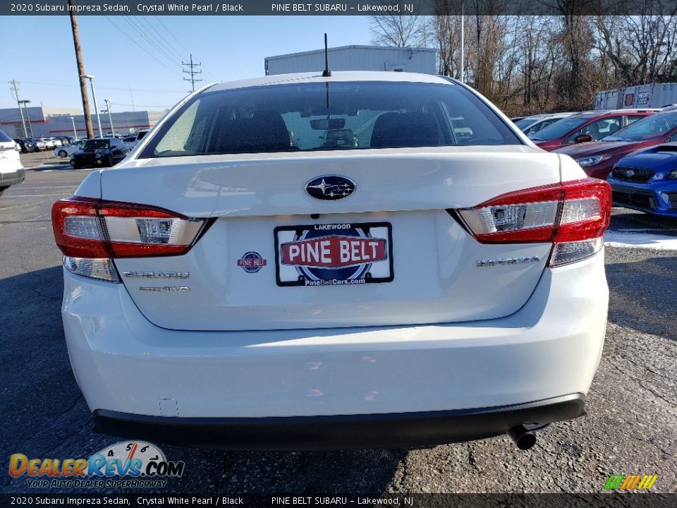 2020 Subaru Impreza Sedan Crystal White Pearl / Black Photo #5