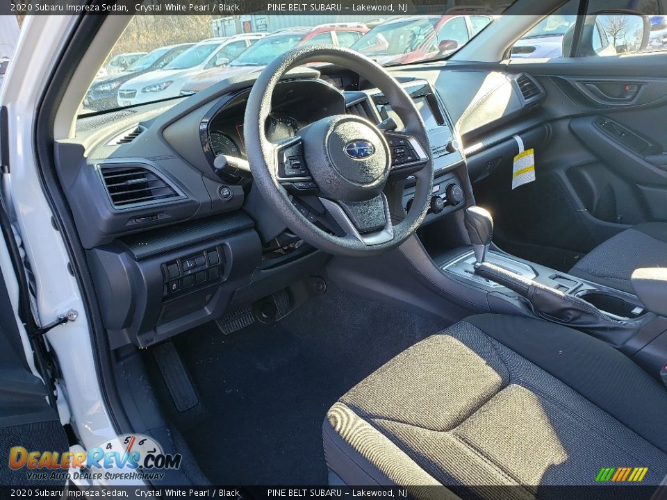 2020 Subaru Impreza Sedan Crystal White Pearl / Black Photo #7