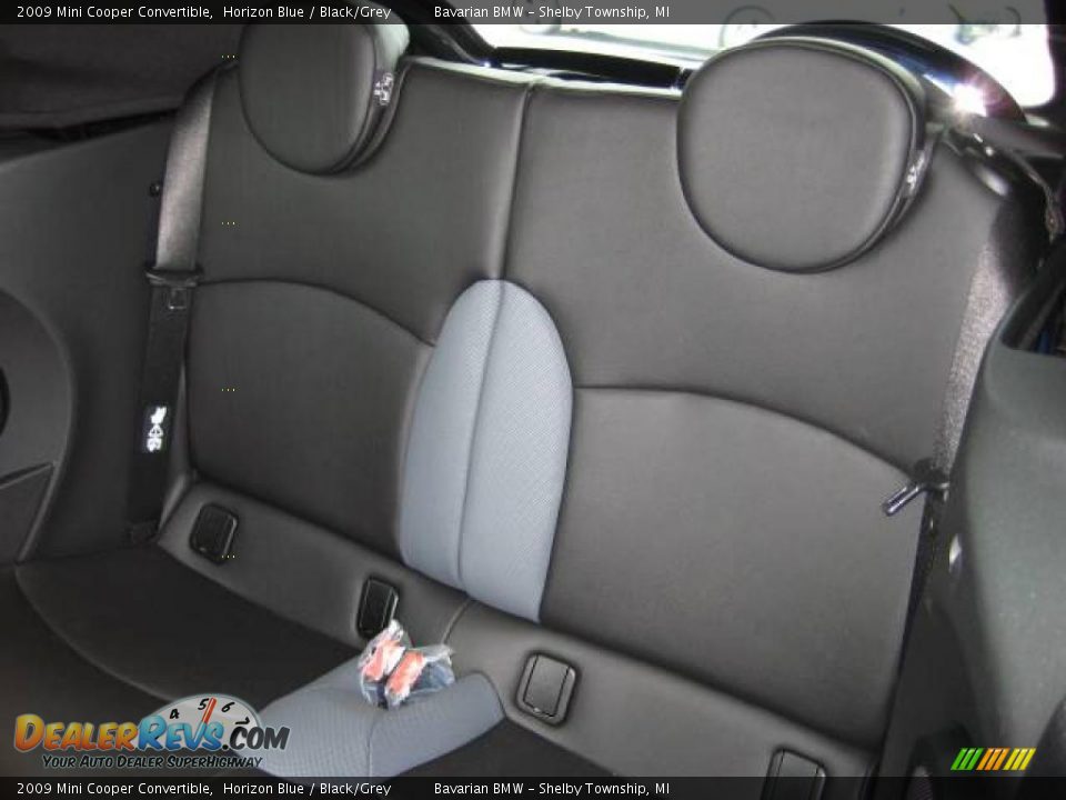 2009 Mini Cooper Convertible Horizon Blue / Black/Grey Photo #12