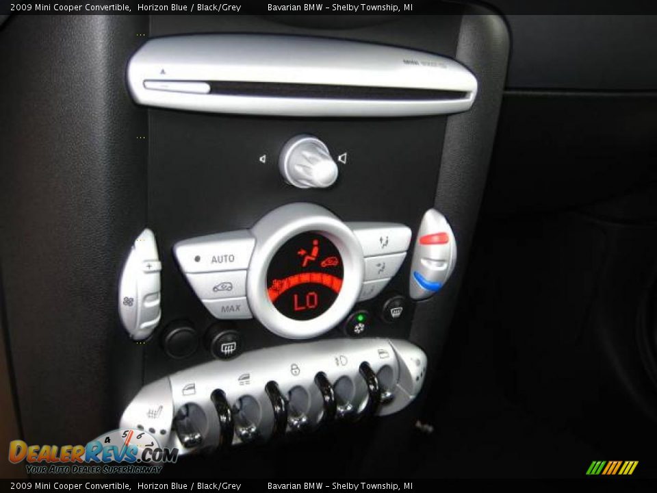 2009 Mini Cooper Convertible Horizon Blue / Black/Grey Photo #14